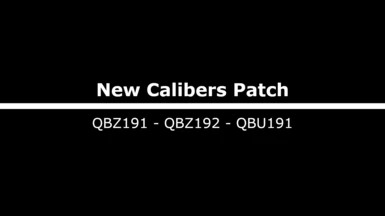 New Calibers Patch - QBZ191 QBZ192 QBU191