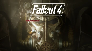 Fallout 4 Next Gen Reverter
