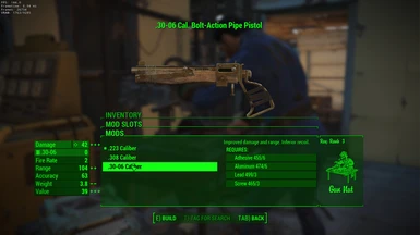 Pipe Rename/ Munitions Calibers Patch