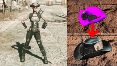 Steampunk Gunslinger Outfit - Hat Missing Textures Fix