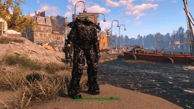 Black power Armor Frame.