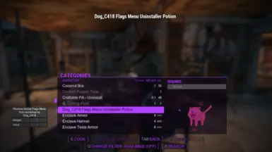 Uninstall Chem
