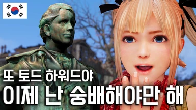 General Todd Howard Statue (Korean translation)