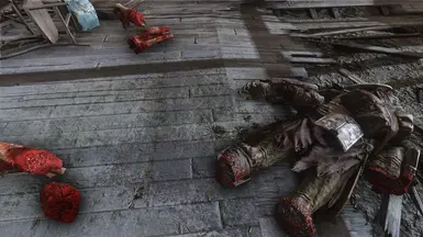 Always gray blood(EBT+Flickering Blood and Flickering Puddles - The Solution)