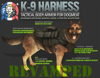 Revision du Harnais tactique K-9 (French)