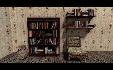 v1.04 New bookcase with alternative placings.