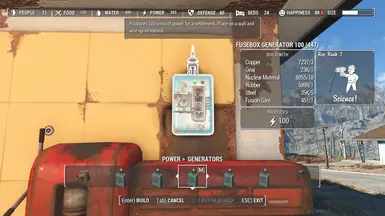 Fusebox power generator build example with perks