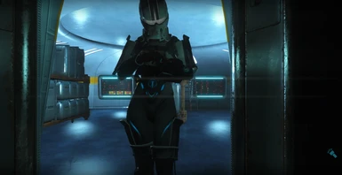 Synth heavy armor with Prototype helmet and Kerrigan suit