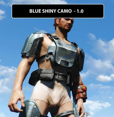BLUE CAMO SHINY 1 0