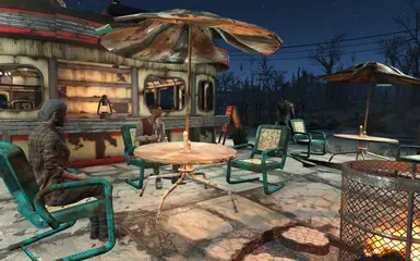 Drumlin Diner (Settlement and Trudy and others as settlers) at Fallout ...