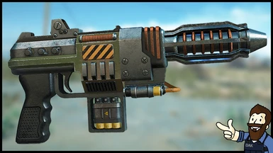 Discharger Laser Pistol - A Dak Energy Weapon