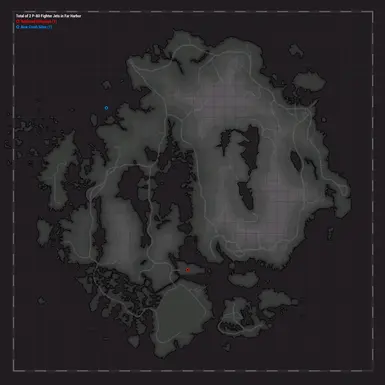 Map of P-80 Fighter Jets in Far Harbor