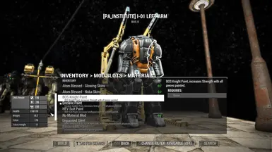 dp Texture - M150s Institute Power Armor HD Reboot