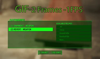 GIF-Weapon Shipment Management Categories