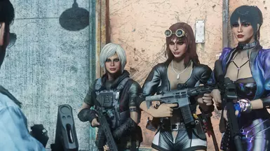 My Squad...Small but enough to clear Commonwealth - Cait - Piper - Curie -