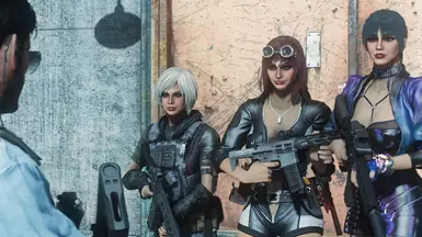 My Squad...Small but enough to clear Commonwealth - Cait - Piper - Curie -