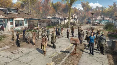 Diverse Settlers after FaceGen