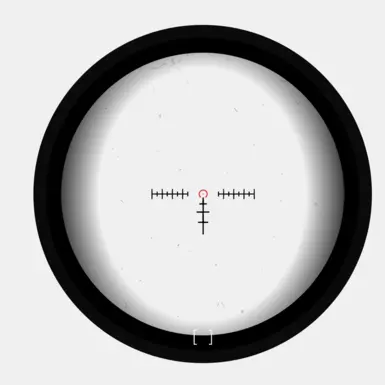 Mildot 3X for Mid Range Guns Med Scope