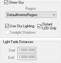 Creation Kit - Lighting Tab