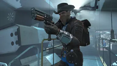 Tumbajamba's Vault Leather Outfit Sold at Vault 81 Patch