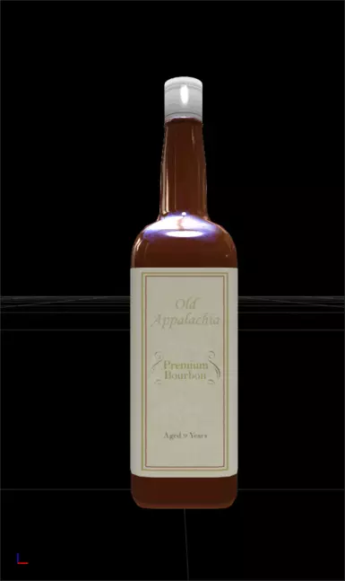 For some reason the game uses the clean alcohol bottle version for all the postwar objects. This was fixed!