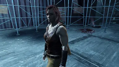 Using Muscular Female Mod with female animations (baseball bat is visible because of Classic Holstered Weapons System (CHW))
