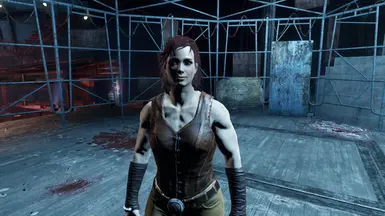 Using Muscular Female Mod with male animations