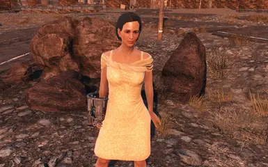 She found a dress!