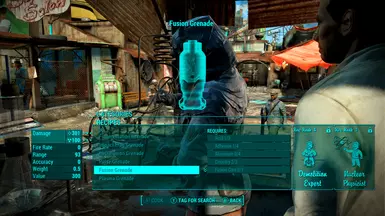 Fusion Grenade crafting