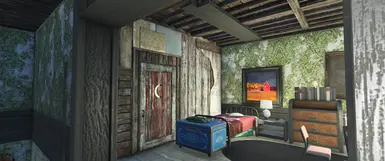 Fort Taffington upstairs bedroom with SS2 residential interior plot