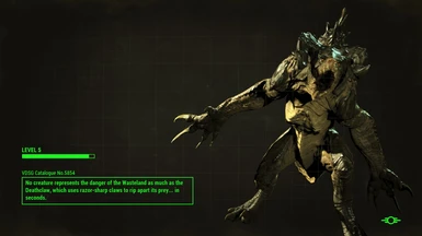 FO4 Deathclaw Loading Screen