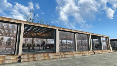 Greenhouse Version. The physical structure is included with all BPs. The other Blueprints use Pots, rather than Planters.