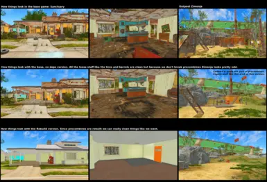 Differences between base game and Rebuild versions