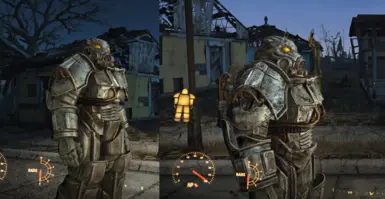Side by side comparison