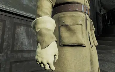 The gloves clip, sadly. But they are there!