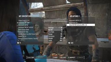 Example of custom items added to the store