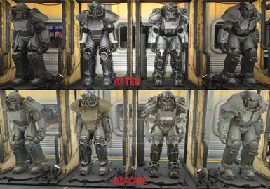 Clear metal before &amp; after