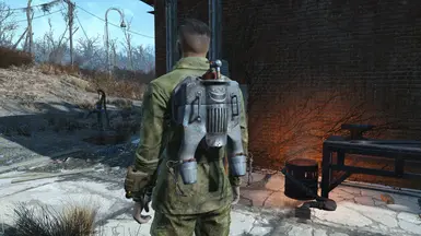 Decal on the jetpack