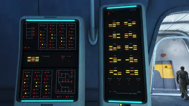 console update - blinking indicators - black color