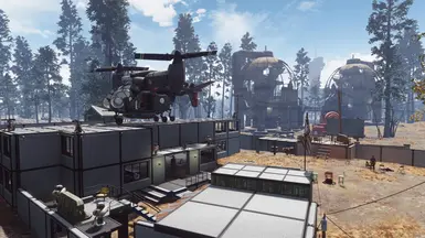 Not Included - Room to spawn vertibird on roof