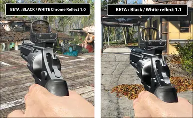 black and white compared