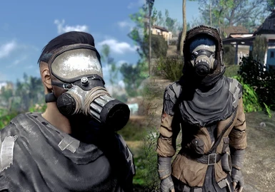 Two-Tone Gas Mask and Outfit V2