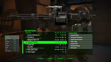 Optional modded weapon patches