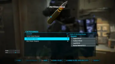 New ammo recipes