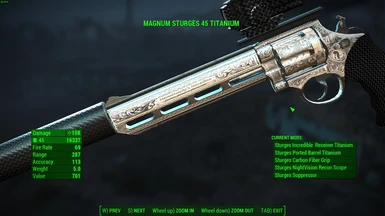 Fallout 4 .45 Pistol