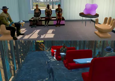 Visitors will use all the furniture at your settlement.
