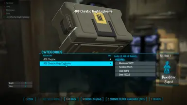 New ammo Recipes