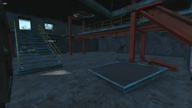 Bottom Floor After (Ignore the catwalk, its for repairs)
