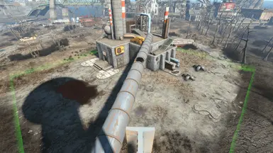 Settlement Boundary goes to the dome tower in one corner.
