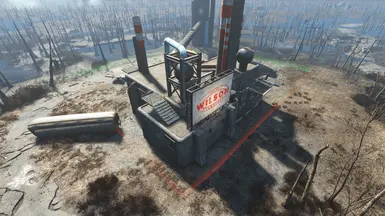 Settlement Boundary goes just beyond the area of the factory itself.